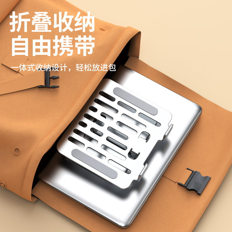 Foldable Aluminum Desktop Support Stand for Tablets